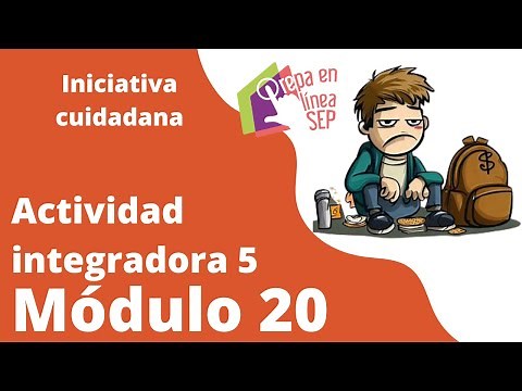 Actividad integradora 5 Módulo 20. Iniciativa ciudadana.