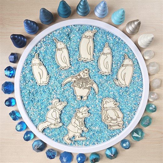 Tacky the Penguin - Book Inspired Sensory Play Shapes (hand Drawn) - Etsy