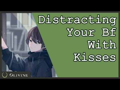 Kissing Your Bf to Distract Him From Work [Kissing] [Typing] [Breathing] | Sleep Aid M4A