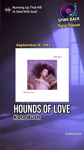Retro Release: Kate Bush – Hounds Of Love | 40th Anniversary Today #HoundsOfLove #KateBush #ArtPop