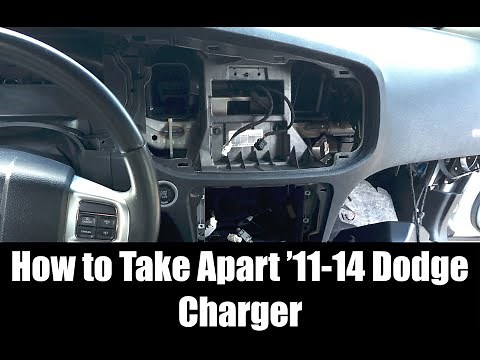 2011-2014 Dodge Charger Interior Take Apart: Dash, Center Console, Cluster, Glove & MORE| HD