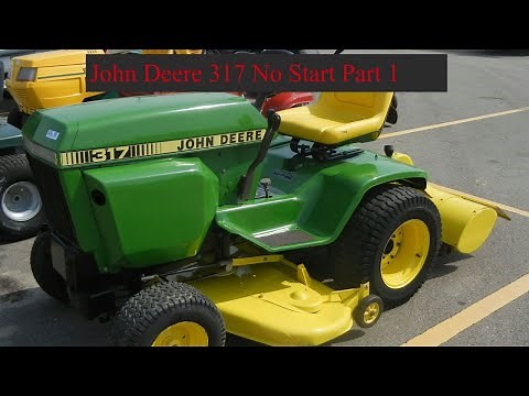 John Deere 317 - No Start Repair Part 1