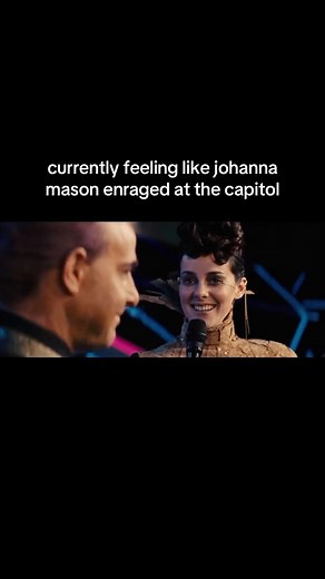The Hunger Games: Sunrise on the Reaping on Instagram: "who up feeling like johanna mason during her catching fire interviews rn ‼️‼️‼️"