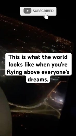 Night Flight Magic: Can You Spot the City Below? #airplane #aviation