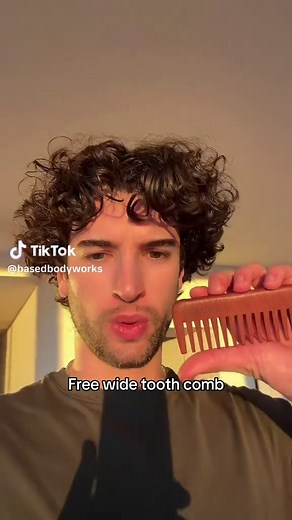 Wide Tooth Comb for Curly and Wavy Hair
