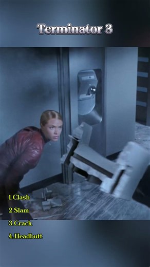 T-850 GETS DESTROYED BY T-X GRAPHIC TERMINATOR 3 #film #terminator #brutal