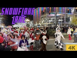 Seattle Christmas Walk | Bellevue Snowflake Lane❄️🥶❄️|4K 60fps | 2025 Parade‪@MrBeeTours‬