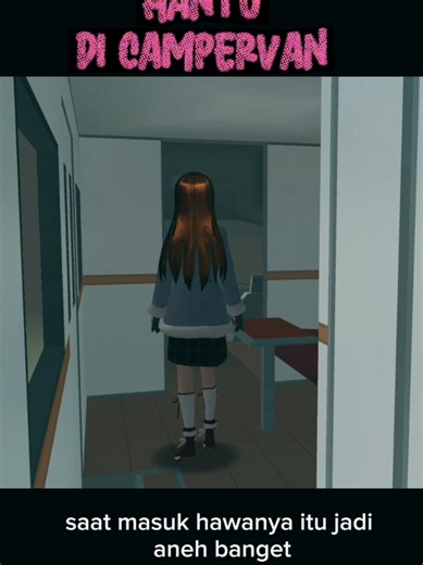 HANTU DI CAMPER VAN❗#ceritahoror #wizardsecrets #sakuraschoolsimulator