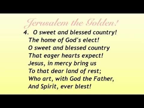 Jerusalem the Golden! (Sacred Songs & Solos #217)