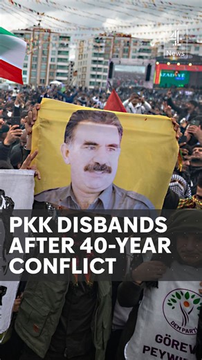The PKK is disbanding after 40 years of bloody conflict with Turkey. The militant group, also known as the Kurdistan Workers’ party, led an armed insurgency targeting Turkish military infrastructure. It's stated aim was to achieve greater recognition and independence for Kurdish communities in Turkey. #PKK #Turkey #Kurdistan #Channel4News | Channel 4 News