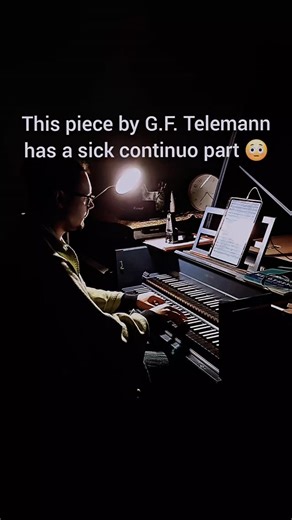 Telemann is badass!! 🤘🏻 did you know his music before? #harpsichord #continuo #piano #music #classical #telemann #composer | Thilo Abend