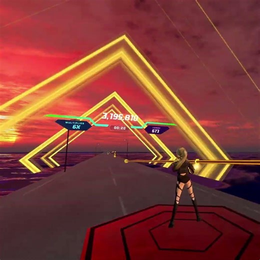 🔥Synth Riders - I’m Good (Blue) - David Guetta & Bebe Rexha - Custom #synthriders #vr #shorts