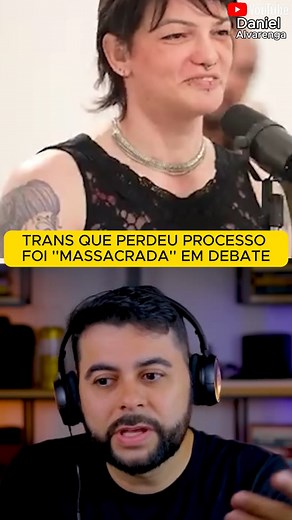 218K views · 12K reactions | TRANS QUE PERDEU PROCESSO FOI ''MASSACRADA'' EM DEBATE Assista o video completo no Canal Daniel Alvarenga no youtube. | Daniel Alvarenga | Facebook