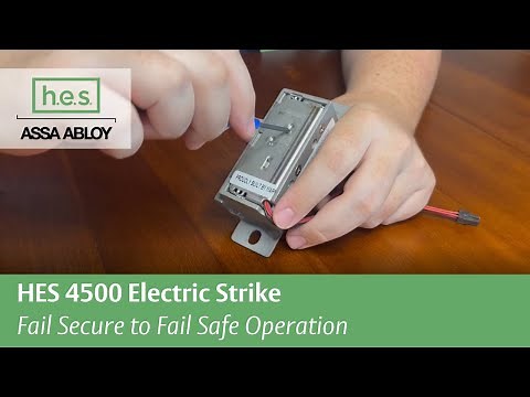 HES 4500 Electric Strike | Fail Secure to Fail Safe Operation