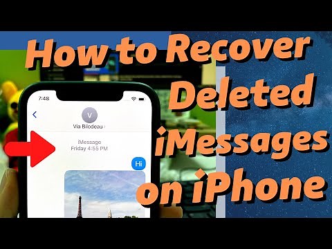 4 Ways: How to Recover Deleted iMessages on iPhone (The Texts, Photos, Documents, etc.)