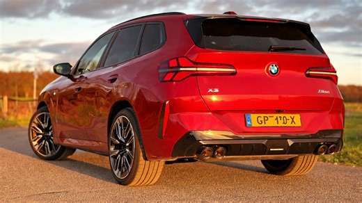 BMW X3 M50 run from driver view on Autobahn