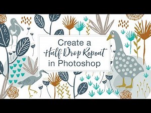 How to create a half-drop repeat in photoshop - Skillshare Course Intro
