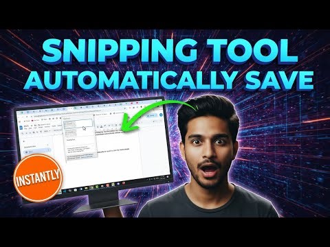 How to Make Snipping Tool Automatically Save | Auto-Save Screenshots