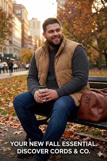 Stylish Corduroy Puffer Vest for Autumn Layering