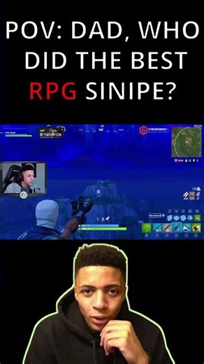 POV: Dad, who did the best rpg snipe? (Fortnite) ‪@Shorts‬
