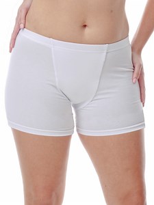 Vulvar Varicosity and Prolapse Support Boy-Leg Brief with Groin Compression Bands