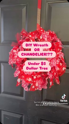 Nicole | DIY & Crafts on Instagram: "This scarf and wreath form cheap and easy DIY is a versatile craft that can be adjusted to fit all holidays and occasions, all ages and events ! Think galentines day crafts, kids projects, you can also use scarves from different holidays to achieve the same look. St. Patrick’s Day is right around the corner! I had all the stuff on hand, so it was free for me, but for you, this would still cost under five dollars even with the dollar tree price increases. The