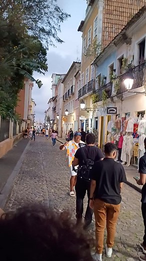 Exploring Historic Cobblestone Streets at Dusk