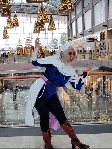 Wisp Protoframe cosplay! Costume made by me