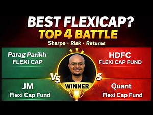 Best Flexicap Mutual Funds Comparison in 2026! Parag Parikh, HDFC, JM and Quant