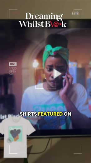 POV: You just spotted your tee on BAFTA-winning TV 📺✨ The 'Pounded Yam', 'Afri-Can' & 'Queen' tees from our collection? Yeah, they're getting their main character moment on Dreaming Whilst Black, worn by the iconic @Dani Moseley292 👑 When your wardrobe hits different because it's literally award-winning content... Get 15% off with code DREAMING before they sell out (and they will) #DreamingWhilstBlack #AsSeenOnScreen #BAFTAAwardWinning