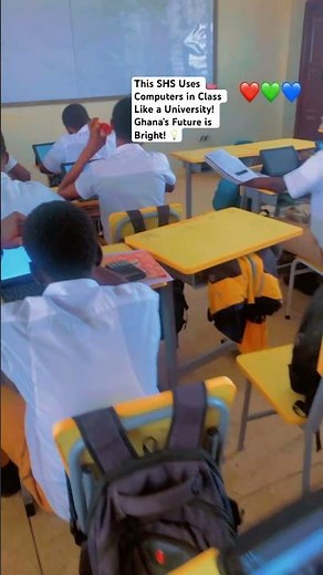 Bosmtwe Stem SHS Uses Computers in Class Like a University! Ghana’s Future is Bright! 💡 #shs #stem
