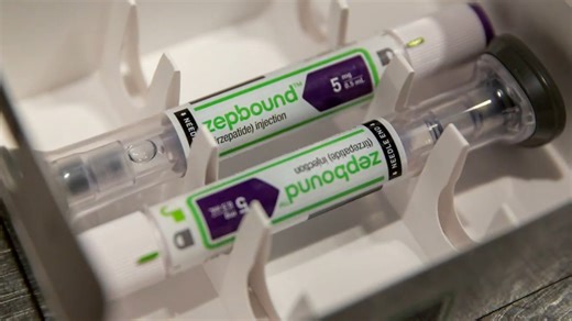 Newly released positive data showed the same medication used in weight loss drugs like Mounjaro and Zepbound also reduced symptoms for those suffering from sleep apnea in people who were overweight or obese. Whit Johnson reports. https://abcn.ws/2XvP3JQ | ABC World News Tonight with David Muir