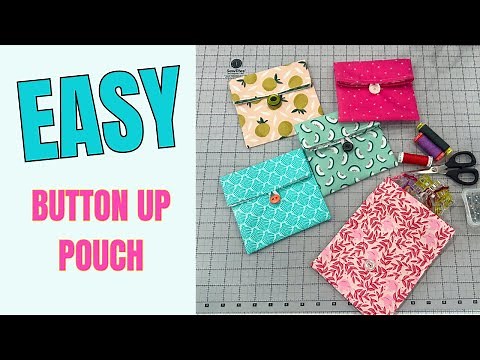 No Zippers Needed Try This Cute Pouch!