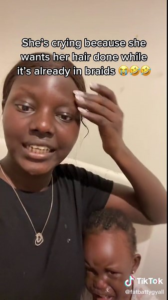 Kids Crying Over Hair Braiding | Funny Hairdressing Moments