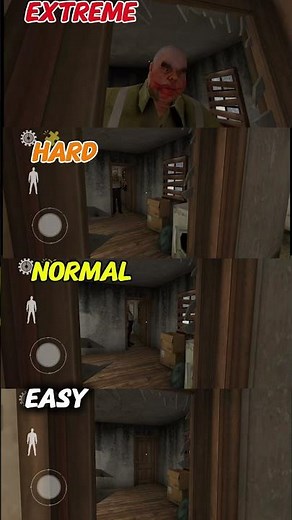 easy vs normal vs hard vs extreme mode in mr meat game