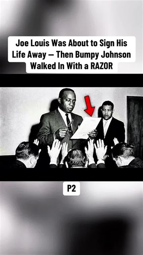 P2: Joe Louis Was About to Sign His Life Away — Then Bumpy Johnson Walked In With a RAZOR#joelouis #bumpyjohnson #blackhistory #godfather #truecrime