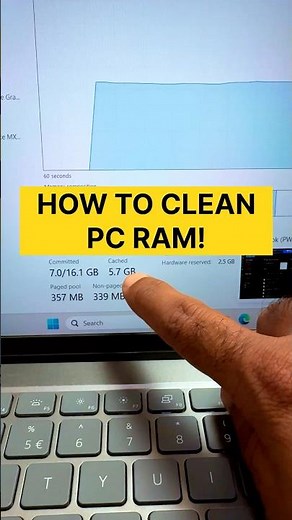 How to Clean RAM Memory on Windows PC! #pctipsandtricks #windows11 #shorts