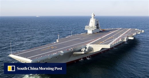 China gives glimpse of Fujian aircraft carrier’s catapult technology in action