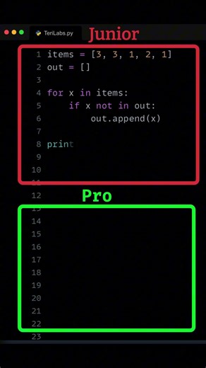 This is the most efficient way to remove repeated numbers.
