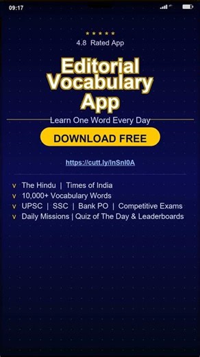 📚 Devious - Word of the Day | UPSC Vocabulary #Shorts