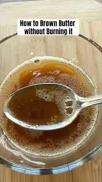 How to Brown Butter without Burning it