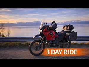 Tok - Homer, Alaska round-trip by motorcycle. KLR650 travels around Alaska.