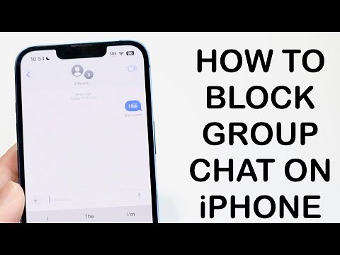 How To Block a Group Text On iPhone! (2024)