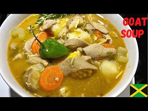 HOW TO MAKE JAMAICAN GOAT SOUP | Mannish Water | Mutton Soup