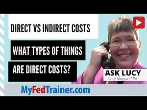 Direct Vs Indirect Costs: Explain Direct Cost [SIMPLIFIED]