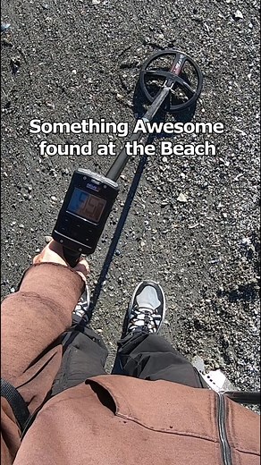 Check this out what I found on the beach #metaldetecting #xpdeus2 #foryou