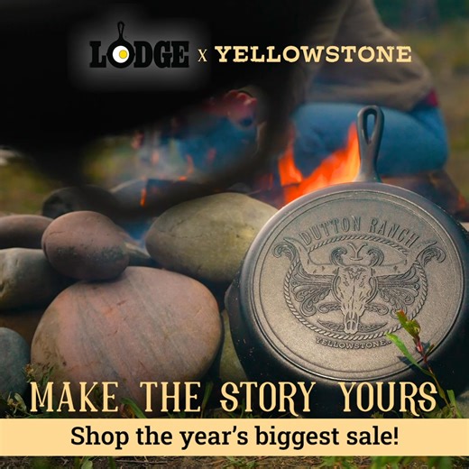 Answer the call of adventure with Yellowstone™ inspired cast iron from Lodge | Lodge Cast Iron