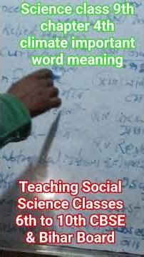 NCERT Social Science class 9th Geography chapter 4th word meaning