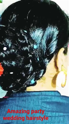 Quick fast wedding bun hairstyle # #beautiful #explor hairstyle #viral#trending #youtube shorts 👌💯