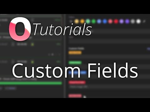 Ontime Tutorials: Custom Fields